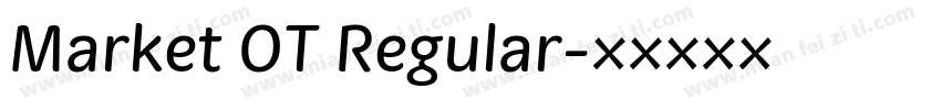 Market OT Regular字体转换